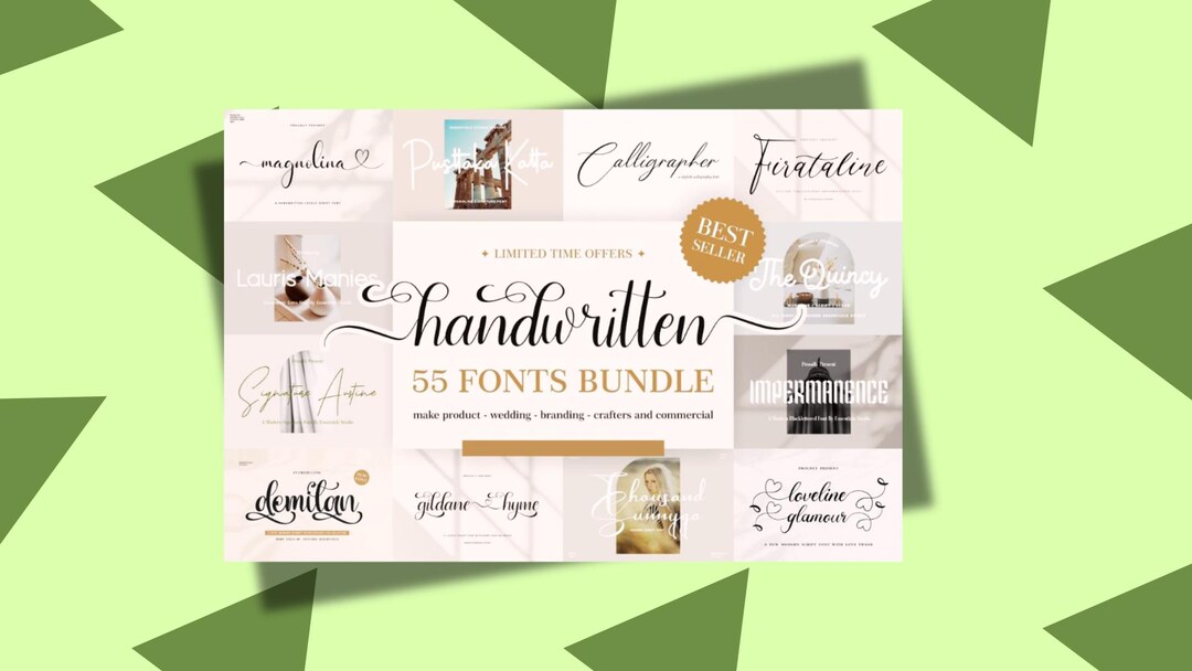 The Ultimate Crafting Font Bundle, Vintage Canva Fonts, Cricut Fonts ...