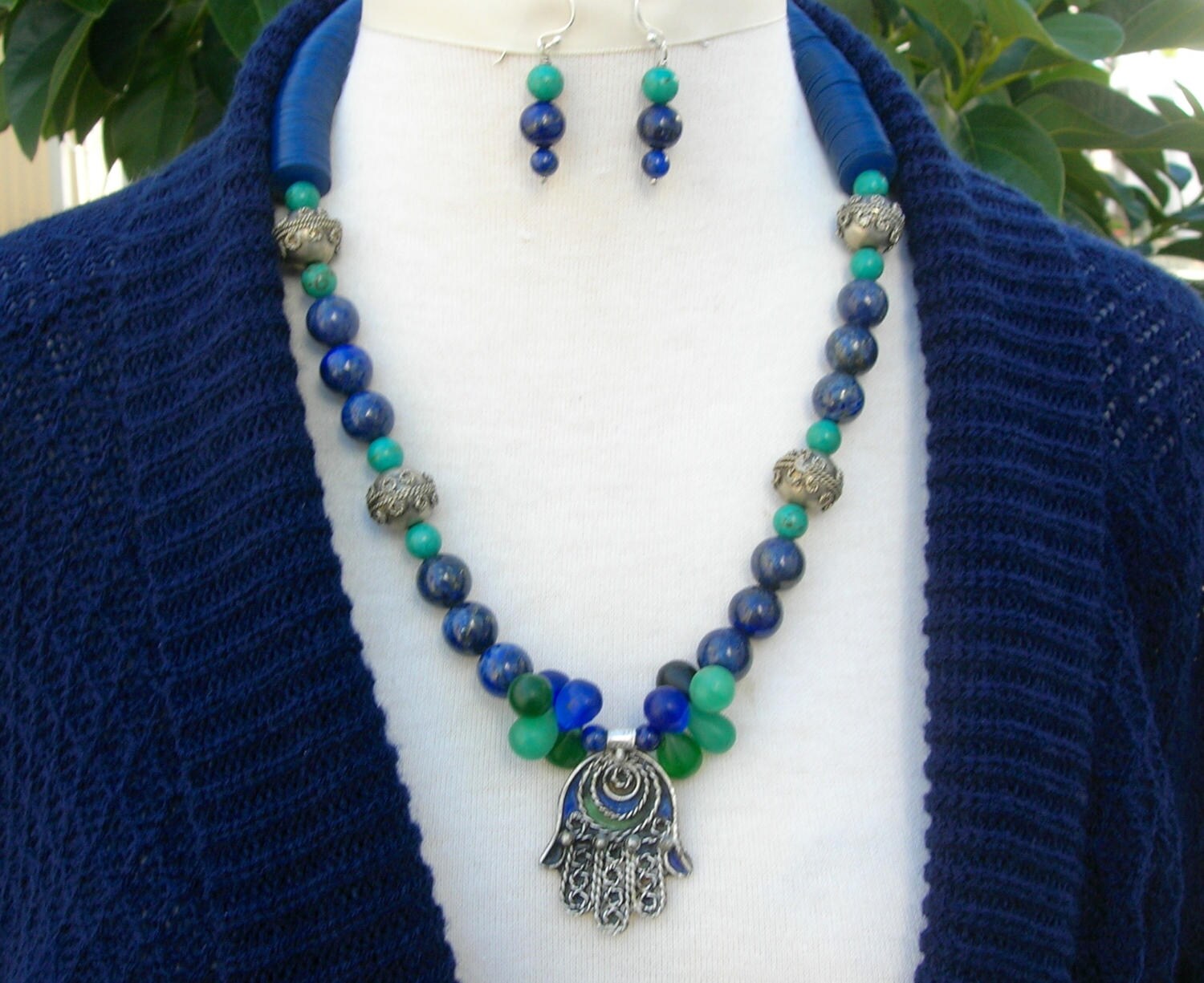 Mali Wedding Beads African Trade Jewelry Bridal Rainbow