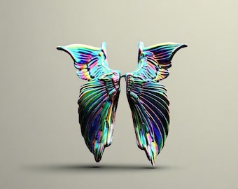 Collares a Juego Aurora Wing Feather, Collar para Parejas de Acero Titanio, Set de Colgantes de Mejores Amigos