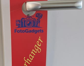 Türschild mit individuellem Druck