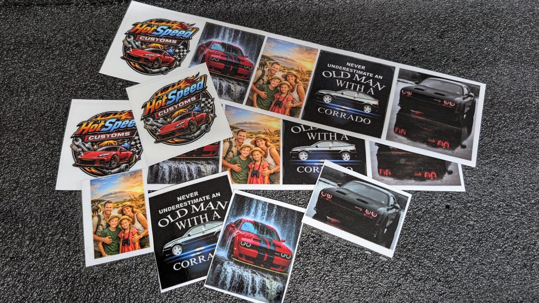 Sticker With Custom UV Print - Etsy