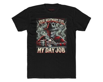 Horror Movie Unisex Tee, Freddy Krueger Nightmare on Elm Street T-Shirt, Scary Film Graphic Top, Halloween Shirt, Horror Fan Gift