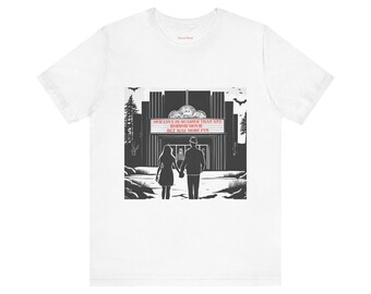 Valentine Horror Unisex Tee, Valentine's Day Shirt, Scary Love T-Shirt, Gothic Valentine Top, Creepy Cupid Tee