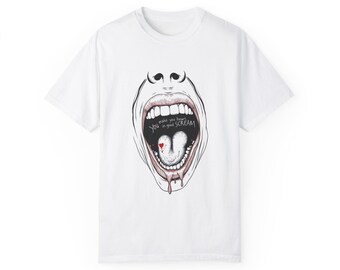 Horror Themed Valentine's Unisex T-shirt, Scary Halloween Love Shirt, Dark Gothic Graphic Tee, Creepy Romantic Gift, Horror Movie Fan