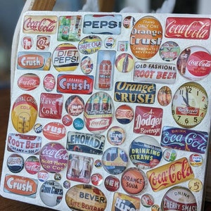 Mosaic Vintage Soda Themed Repurposed Cigar Box