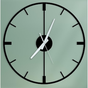 Modern Wall Clock,Oversized Round Wall Clock,Large Wall Clock,Retro Wall Clock,Room Decor,Living Room Decor Clock