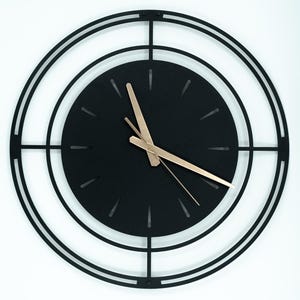Elegant Minimalist Wall Clock, Modern Wall Clock, Minimalist Wall Clock, Unique Wall Clock, Clock Gifts, Silent Wall Clock, Home Decor