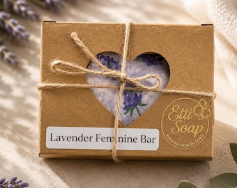 Lavender Feminine Bar | Handmade
