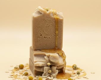 Cream Dream Handmade Goat Milk Honey Oatmeal Soap