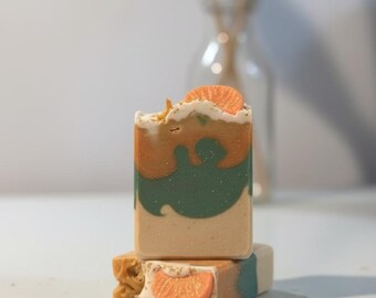 Florida Sunset Soap | Mandarin & Coconut Handmade Soap Bar