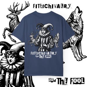 Fitz and The Fool Shirt || Realm of the Elderlings Merch, Fitzchivalry, Farseer Trilogy, Robin Hobb, ROTE China Blue