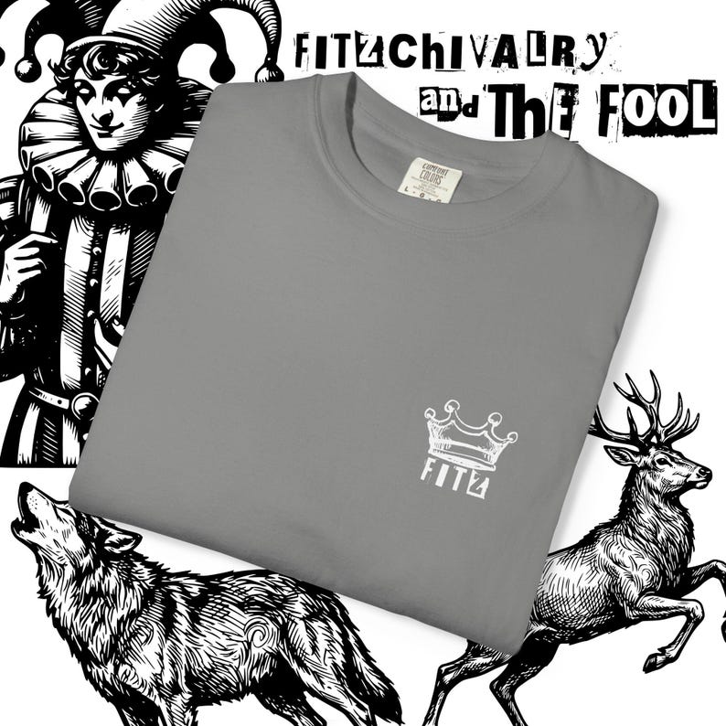 Fitz and The Fool Shirt || Realm of the Elderlings Merch, Fitzchivalry, Farseer Trilogy, Robin Hobb, ROTE image 15