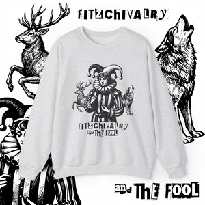 Fitz and The Fool Sweatshirt || Realm of the Elderlings Merch, Fitzchivalry, The Farseer Trilogy, Robin Hobb, ROTE Ash