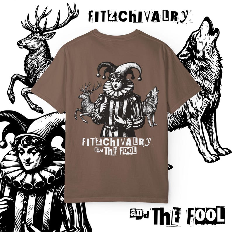 Fitz and The Fool Shirt || Realm of the Elderlings Merch, Fitzchivalry, Farseer Trilogy, Robin Hobb, ROTE Espresso