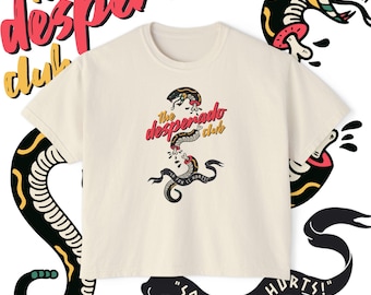 The Desperado Club Women's Boxy Tee || Dungeon Crawler Carl Merch, Matt Dinniman, Princess Donut Merch, Book Lover Gift