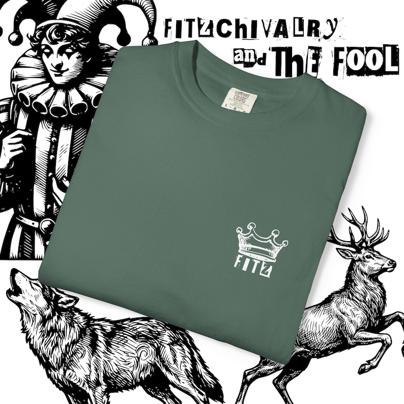 Fitz and The Fool Shirt || Realm of the Elderlings Merch, Fitzchivalry, Farseer Trilogy, Robin Hobb, ROTE image 11