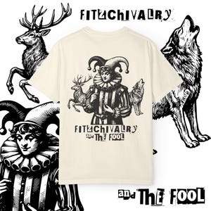 Fitz and The Fool Shirt || Realm of the Elderlings Merch, Fitzchivalry, Farseer Trilogy, Robin Hobb, ROTE Ivory