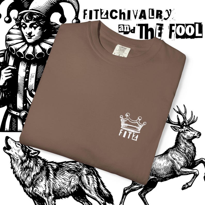 Fitz and The Fool Shirt || Realm of the Elderlings Merch, Fitzchivalry, Farseer Trilogy, Robin Hobb, ROTE image 17