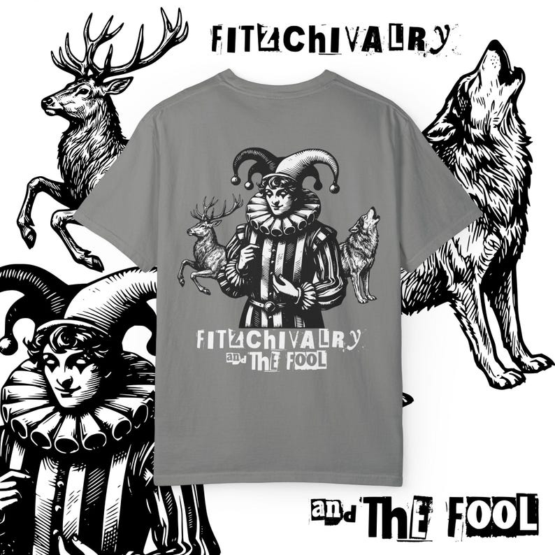Fitz and The Fool Shirt || Realm of the Elderlings Merch, Fitzchivalry, Farseer Trilogy, Robin Hobb, ROTE Granite