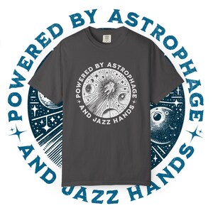 ASTROPHAGE & JAZZ HANDS || projekt Hail Mary, prezent dla miłośnika książek, kosmita, koszulka z książką, klub książki, koszulka z motywem książek, gadżety książkowe, prezent książkowy, BookTok zdjęcie 11