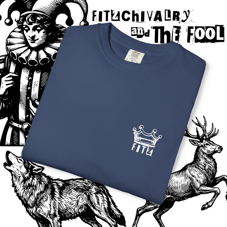 Fitz and The Fool Shirt || Realm of the Elderlings Merch, Fitzchivalry, Farseer Trilogy, Robin Hobb, ROTE image 13