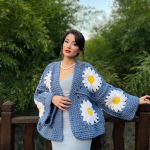 Floral Cardigan - Etsy Floral Cardigan - Etsy
