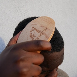 100% Wild Boar Bristles, Long Hair Brush | Wooden Beard Brush Wild Boar | Dad Gift | Brother Gift |Boyfriend Gift