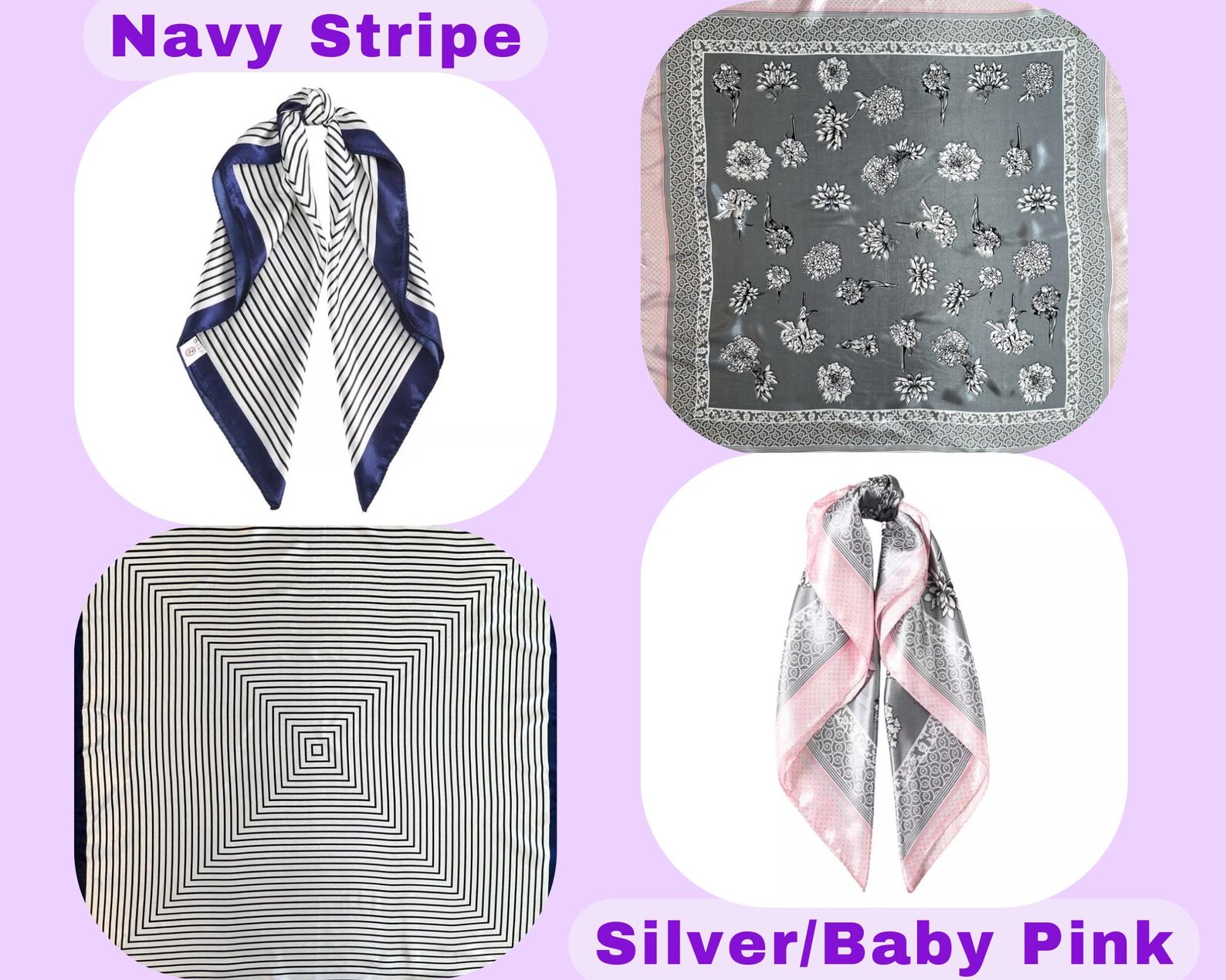 Satin 6 way scarf top.PREORDER! main image 0