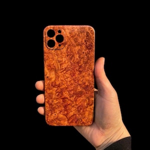 Premium Exotic Wood Phone Case – Unique & Stunning Natural Wooden Cover | Handmade Gift | Eco-Friendly | Phone case 16 15 14 13 12 11