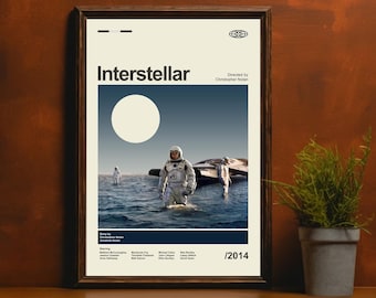 Poster di Interstellar: Stampa del film Interstellar (download digitale)