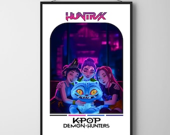 KPop Demon Hunters Poster: Huntrix Print (Digital Download)