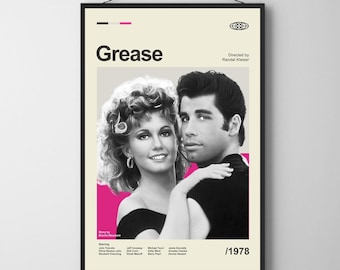 Grease Poster: Grease Movie Print (Digital Download)