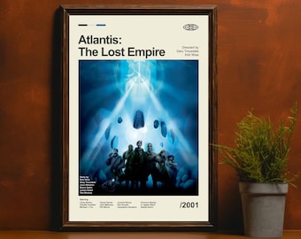 Atlantis The Lost Empire Poster: Atlantis Movie Print (Digital Download)