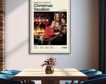 National Lampoon's Christmas Vacation Poster: National Lampoon's Christmas Vacation Movie Print (Digital Download)