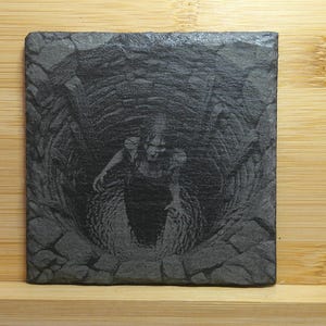 Horror Themed Slate Coasters