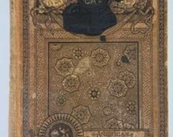 Antique 1885 A Brief History of the United States by Steele, American Book Co, Barnes Series, color maps + engravings, 1900 autograph poems