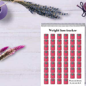 Weight Loss Tracker 52 weeks). Printable Weekly Weigh In Tracker. Digital Weight Loss Chart, Weight Loss Journal Printable. A4/A5/US Letter