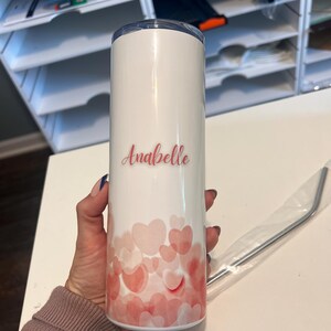 Valentines Day Tumbler- Personalized Tumbler- Photo Tumbler- Valentines Day Gift- Mothers Day Gift- Teacher Gift- Personalized Valentine