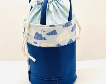 Large bucket Bag - High skies