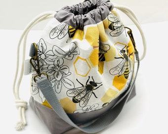 Large drawstring bag - Save the Honey Bees