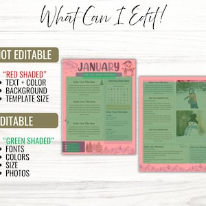 Monthly Newsletter Canva Template, HOA Community Newsletter (Digital Download) image 3