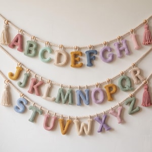 Crochet Alphabet Letters Pattern, A-Z Letters Set (Beginner Friendly)