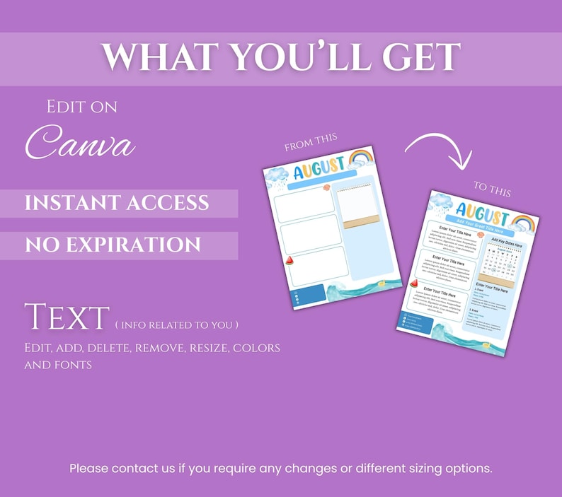 Monthly Newsletter Canva Template, HOA Community Newsletter (Digital Download) image 7