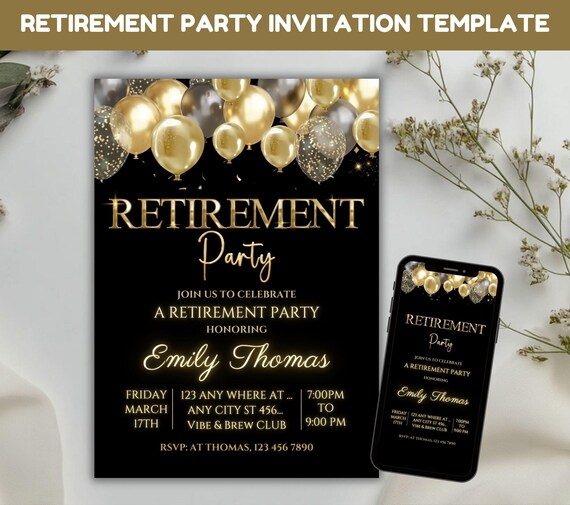 Sample Retirement Party Templates 36+ Retirement Party Invitation