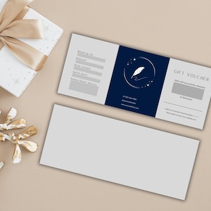 Gift Certificate Template Editable, Gift Voucher Printable, Editable Gift Certificate, Printable Gift Card, Small Business Supplies