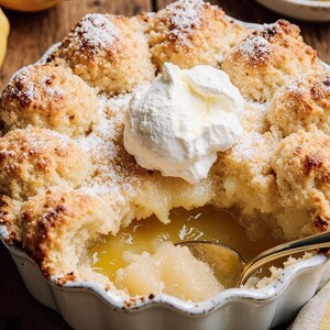 Bestes Zauberhaftes Zitronen Cobbler Rezept zum Downloaden