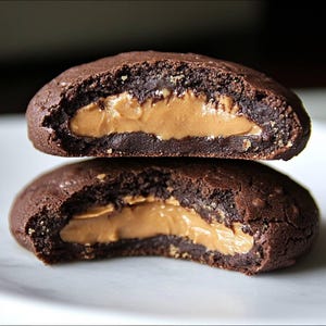 Best Peanut Butter Stuffed Chocolate Cookies Recipe to Download