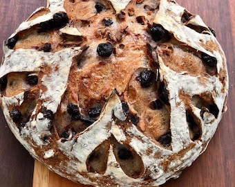 Double Chocolate Sourdough | Artisan Sourdough Bread | Homemade Chocolate Bread | Gourmet Baking Recipe | Rustic Chocolate Loaf