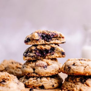 Blueberry Muffin Cookie Recipe | Gourmet Cookie Recipe | Blueberry Cookie | Muffin-Inspired Cookie | Homemade Cookie Recipe