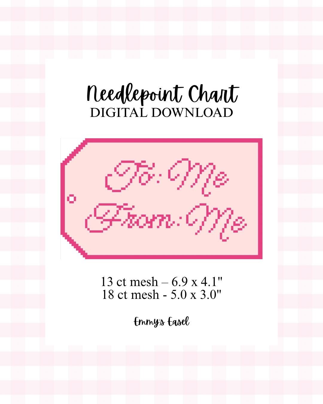 Needlepoint Gift Tag Chart –